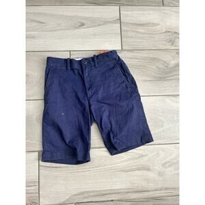 J.Crew Boys Shorts Bleecker Chino Crewcuts Size 10 Royal Navy Blue Kids Uniform